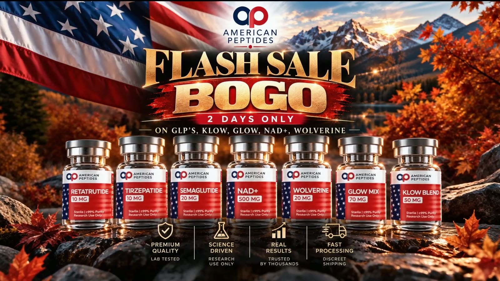 American Peptides — Research-Grade Peptides — Third-Party Tested