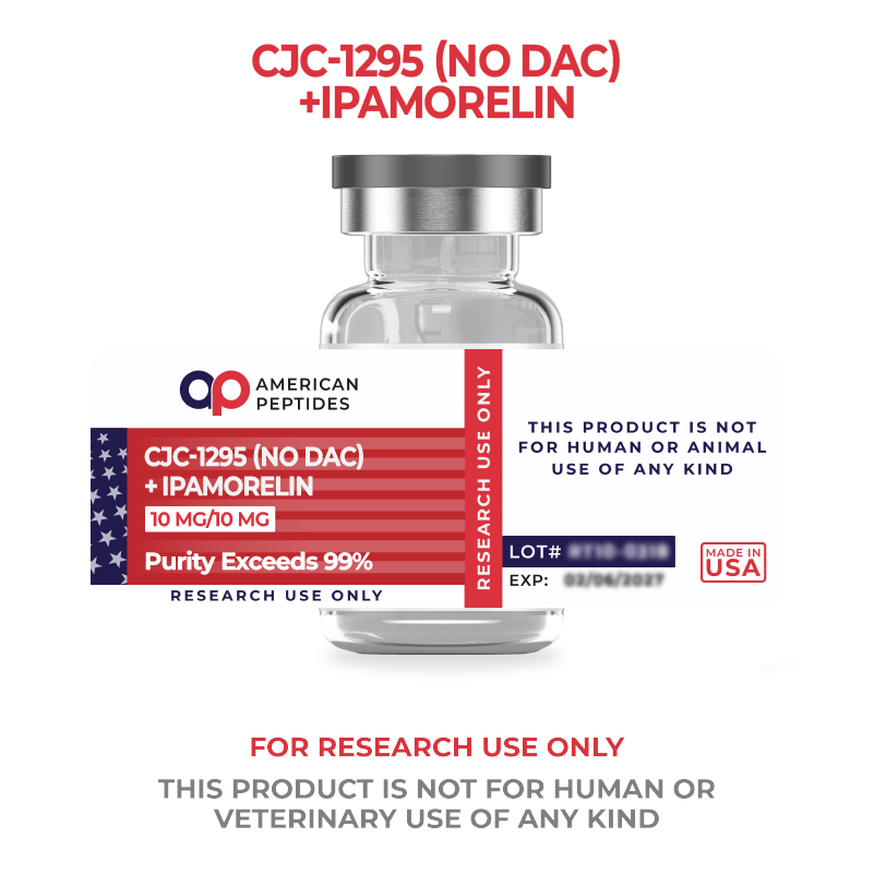 cjc-1295 no dac and ipamorelin blend CJC-1295 (NO DAC) + IPAMORELIN – Research Peptide