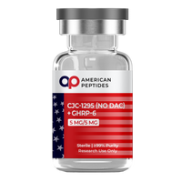 CJC-1295 (NO DAC) + GHRP-6 5mg/5mg research peptide vial