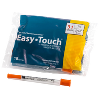 EASY TOUCH 31 G SYRINGE 1 ML – PACK OF 10 — American Peptides, Research Use Only