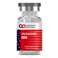 HUMANIN 10 mg research peptide vial — American Peptides