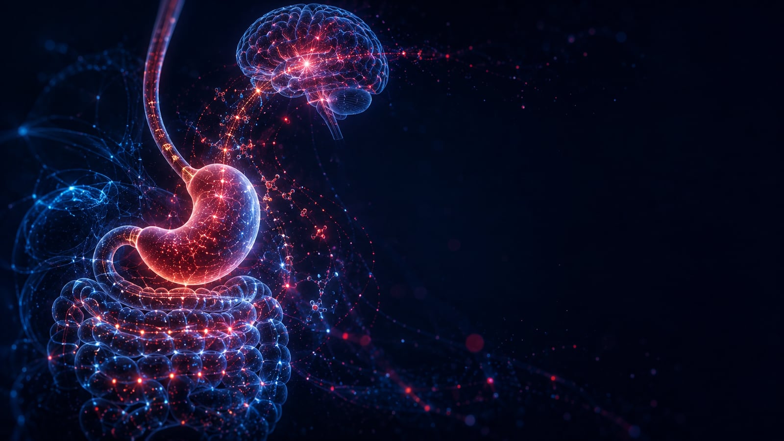 Cinematic visualization of the gut-brain metabolic and appetite-signaling system — American Peptides research education