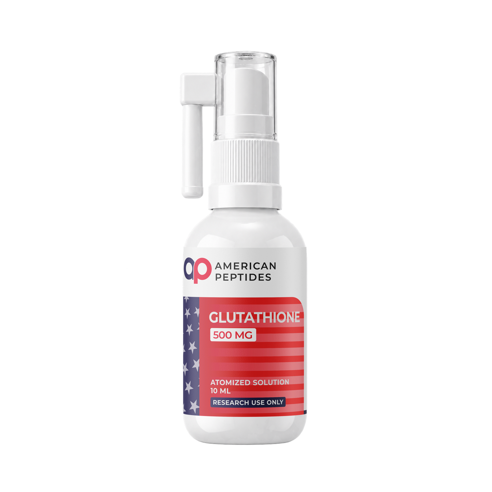 Glutathione 500 mg atomized spray — 10 mL research solution